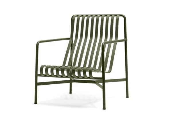 Palissade Lounge stol høj - olive