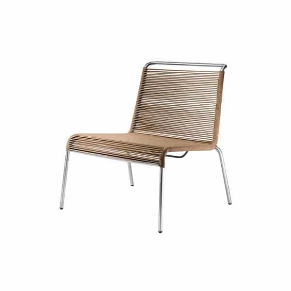 FDB Møbler M20L Teglgaard lounge snorestol - Brun